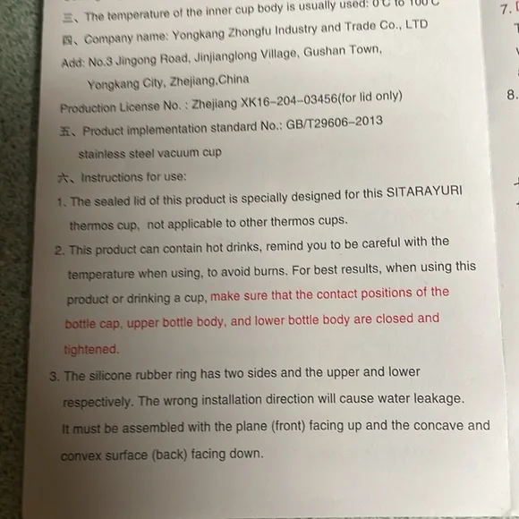 40 ounce vacuum insulated cup with handle stainless steel thermos (hot/cold) - Picture 7 of 10